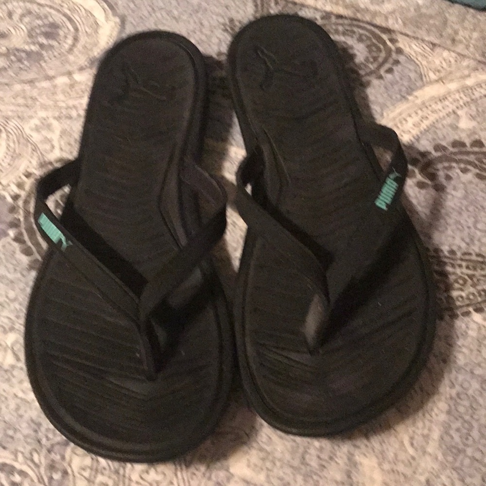 puma Sandals black size 9
